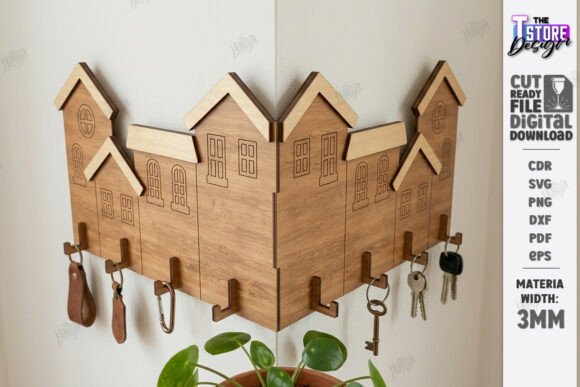 3D Wooden Corner Key Holder Laser Cut: A Designer's Review
