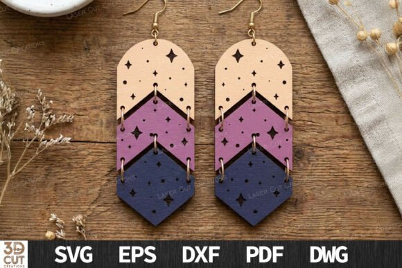 Celestial Chevron Wooden Earrings: A Designer's Review