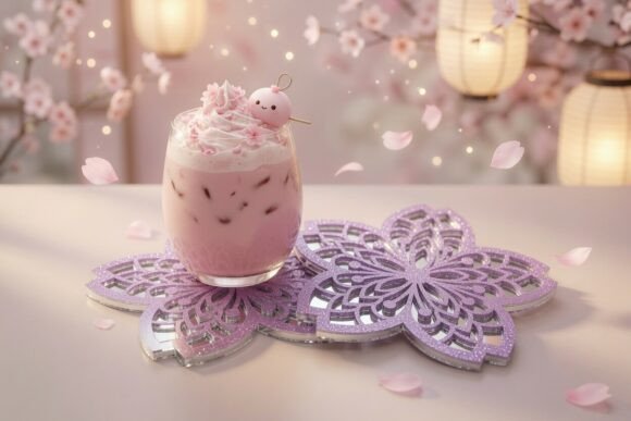 Cherry Blossom Coaster Layered Laser SVG Review