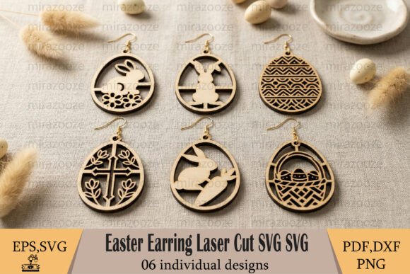 Easter Earring Laser Cut SVG Review