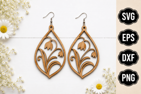 Floral Earring Laser Cut SVG: A Designer's Real-World Review