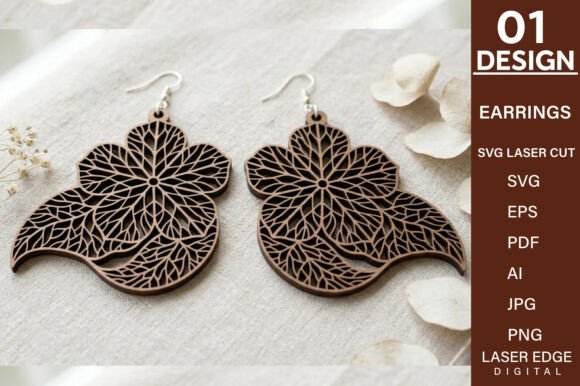 Floral Earrings Laser Cut SVG File: A Designer's Honest Review