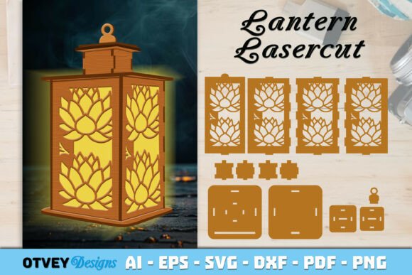 Floral Lantern Lasercut Review