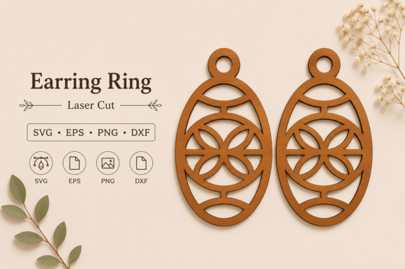 Floral Oval Earrings SVG Review for Real Projects