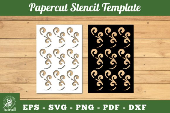 Floral Pattern Papercut Stencil SVG 1 Review