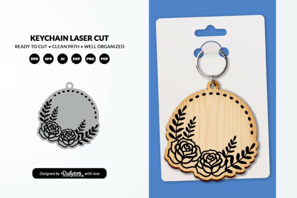 Floral Round Keychain Laser Cut: A Designer's Real-World Review
