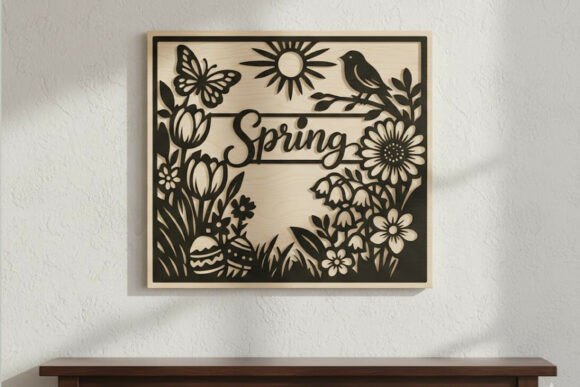 Laser Cut Spring Flower Wall Decor SVG Review