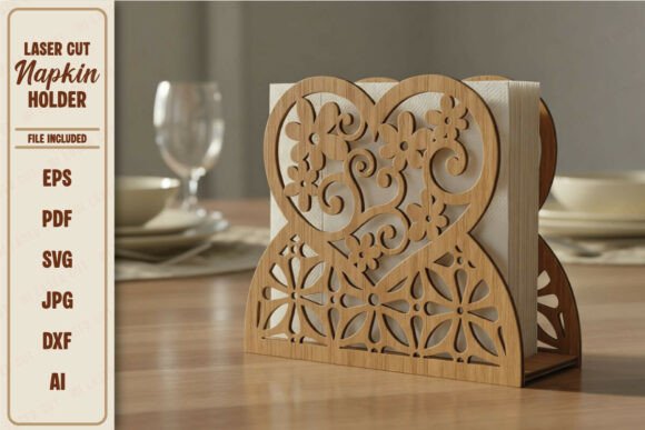 Luxury Floral Laser Cut Napkin Holder Review