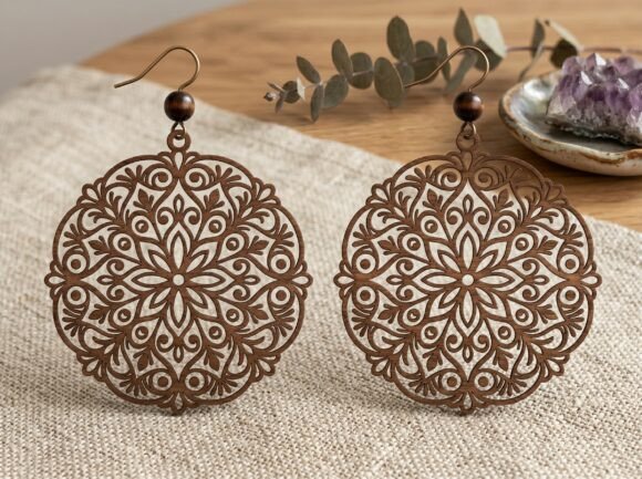 Mandala Chandelier Earring Design Review