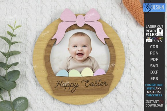 My First Easter Photo Frame Laser Cut Review