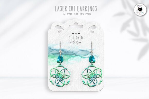 Pansy Floral Earrings Laser Cut SVG Review