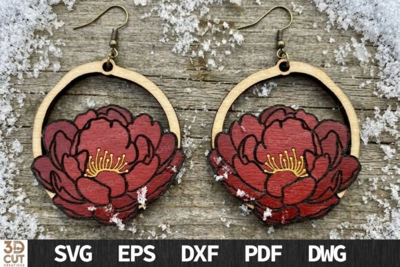 Peony Hoop Wooden Earrings Review