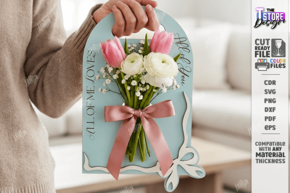 Valentine Flower Holder Card Laser Cut Review