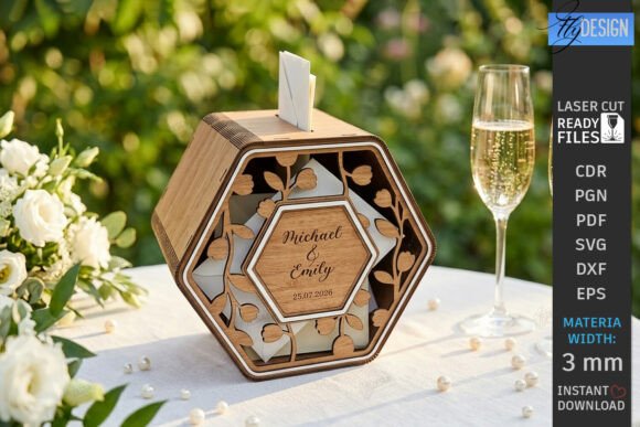 Wedding Card Box Laser Cut Memory Box Review