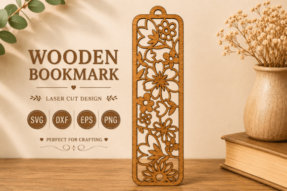 Wooden Floral Bookmark Laser Cut Files Review